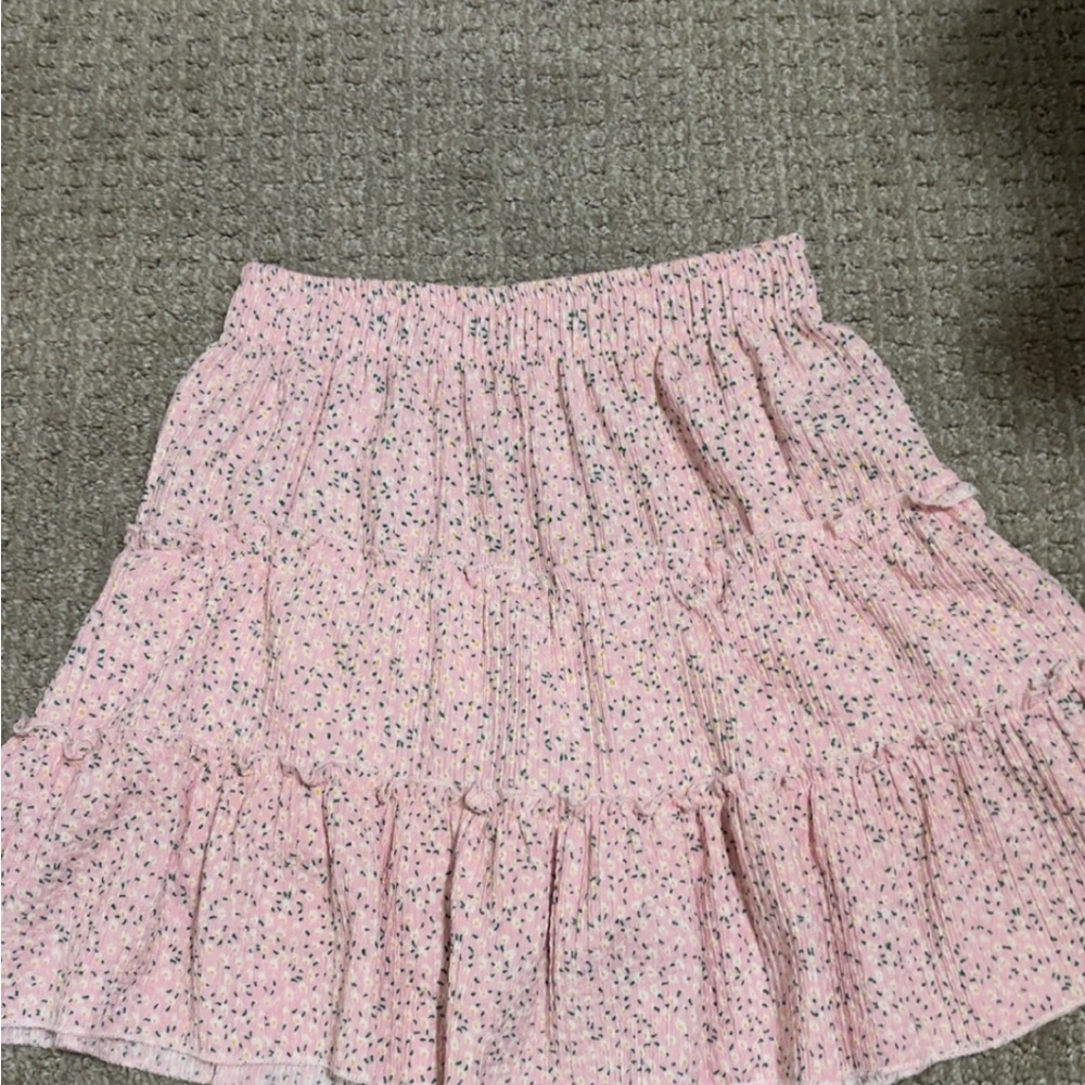 Floral Pink Girl’s Skirt